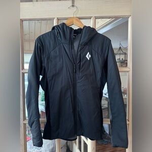 Black Diamond First Light Hybrid Hooded Jacket (Men’s Small) in Black